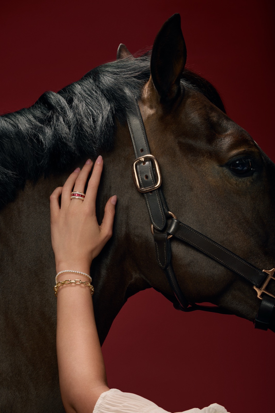 Hardy Brothers Lunar New Year — rings and halter detail